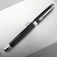 1pc new classic fashion gel pen black ink roller pens business office stationery ballpoint pen 0 5mm gel pen
