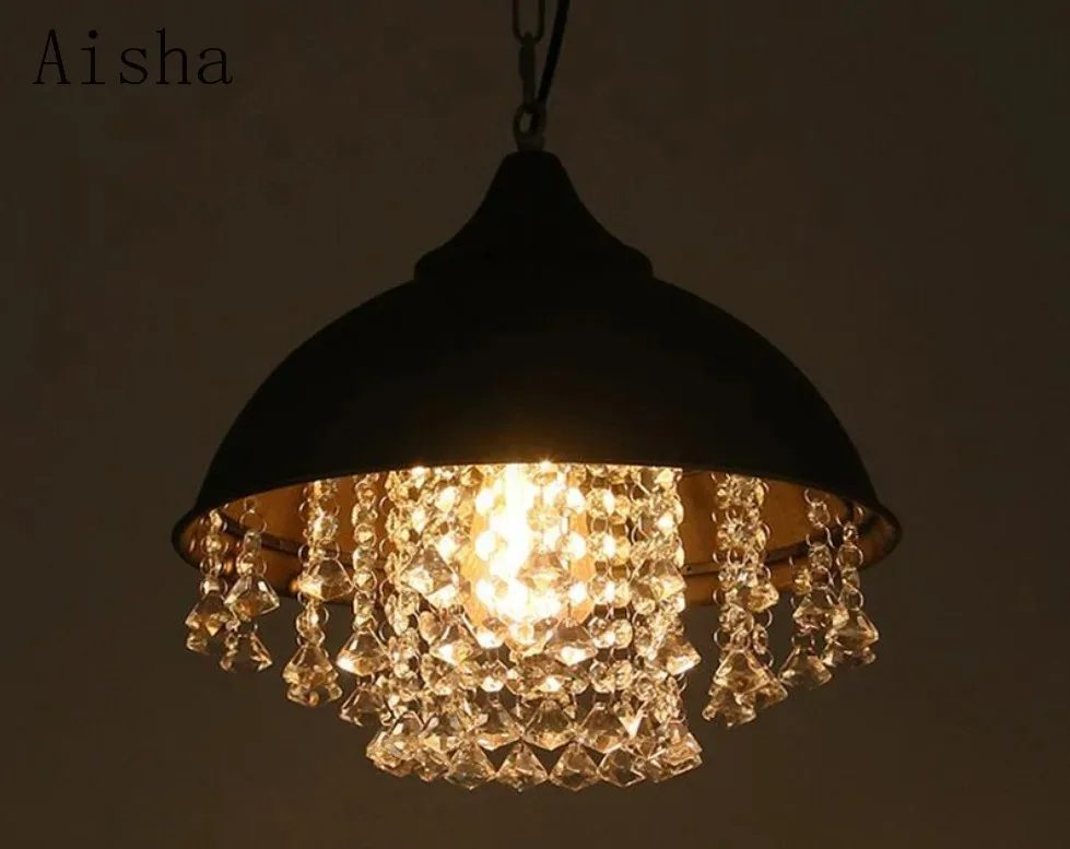 Винтажная люстра в стиле рустико для кофейни бара кухни островка E27 Подвесная