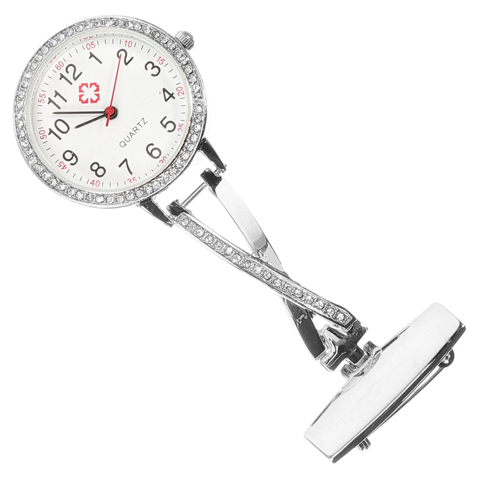 

Nurse Watch Decorative Lapel Nurses Watches Care Hanging Alloy Pocket Pin Men Women Nursing Clock
