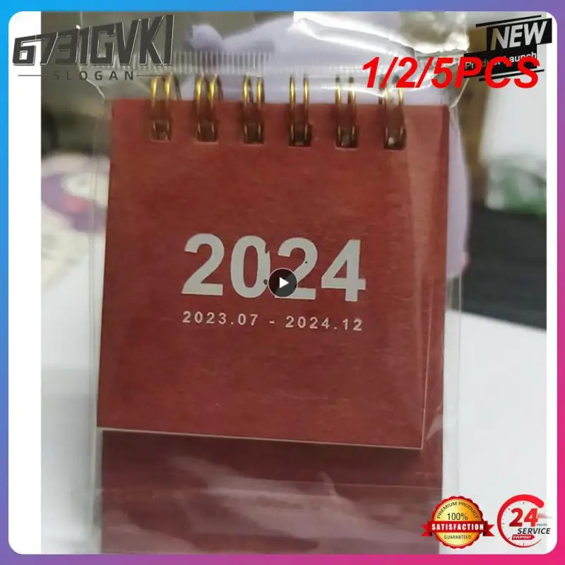 

1/2/5 шт., настольный мини-календарь