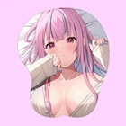 Игровой коврик для мыши Stormpike Hololive Minato Aqua 3D, милый пикантный большой коврик для мыши с мангой Kawaii Oppai с силиконовым гелем