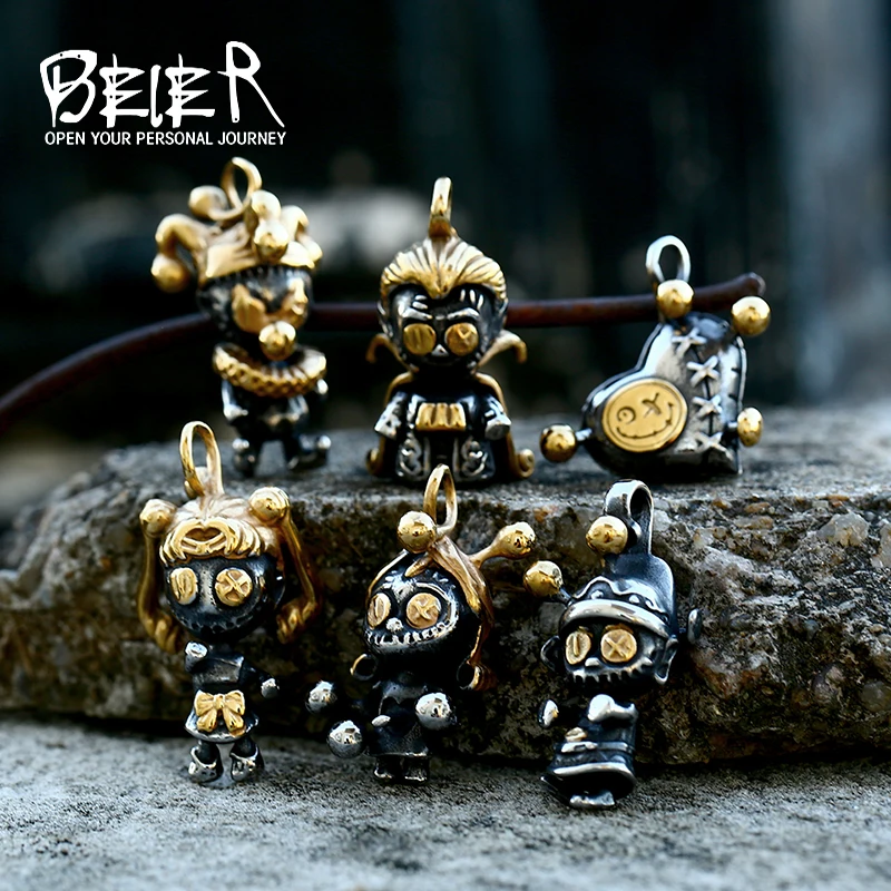 

BEIER 2022 новый креативный дизайн кукла вуду коллекция кулон клоун Вампир Любовь шар для мужчин женщин мужчин