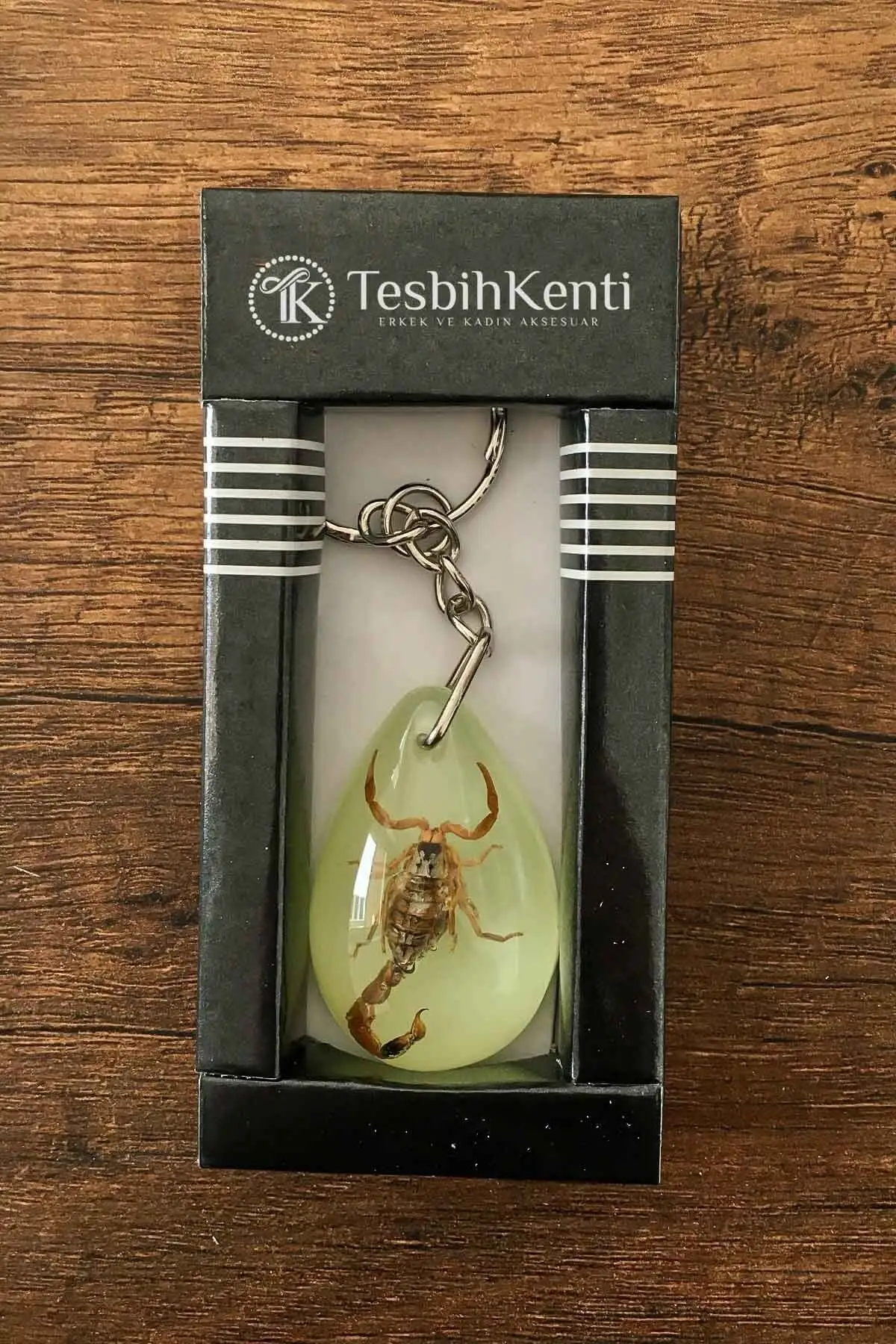 

Green Color Scorpion Fossil Key Chain Model 3 Other Accessory