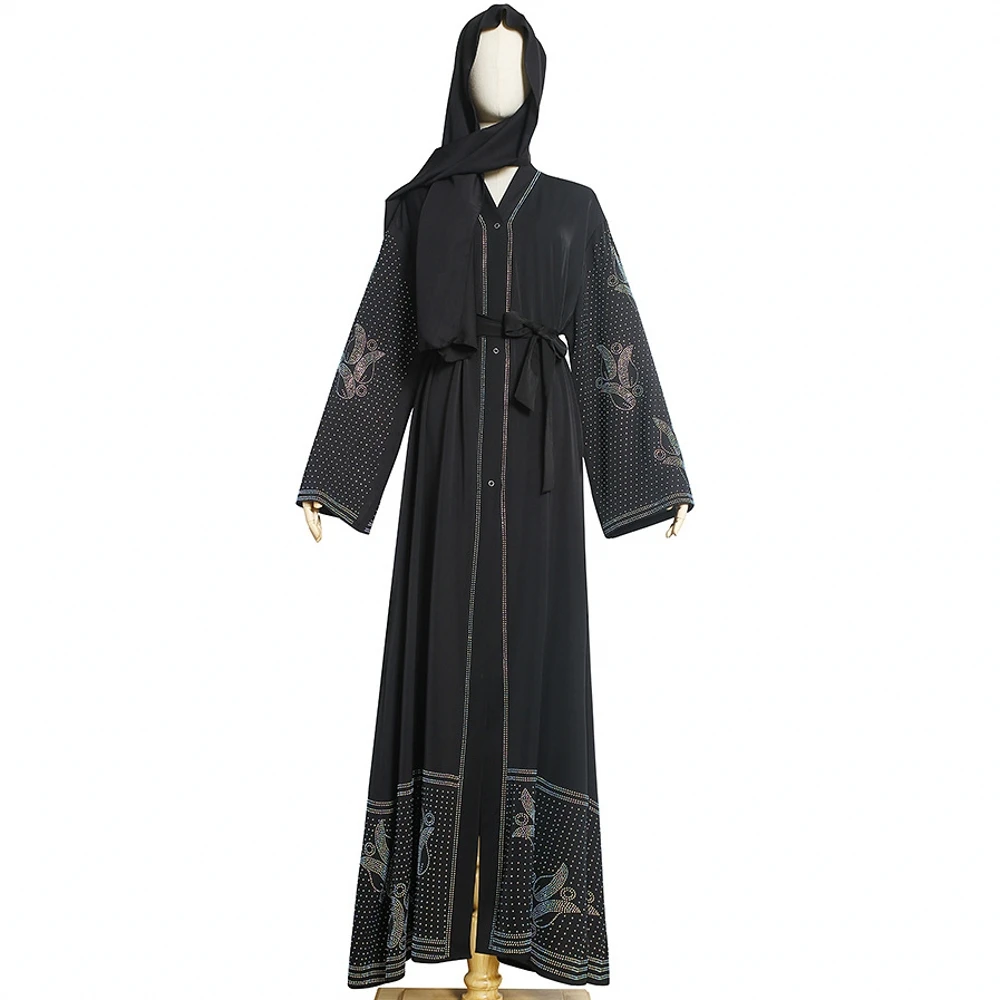 

Fashion New Arrival African Dashiki Gorgeous Long Sleeve Maxi Dresses Women Muslim Fashion Abaya Long Dress 2022 Spring Autumn