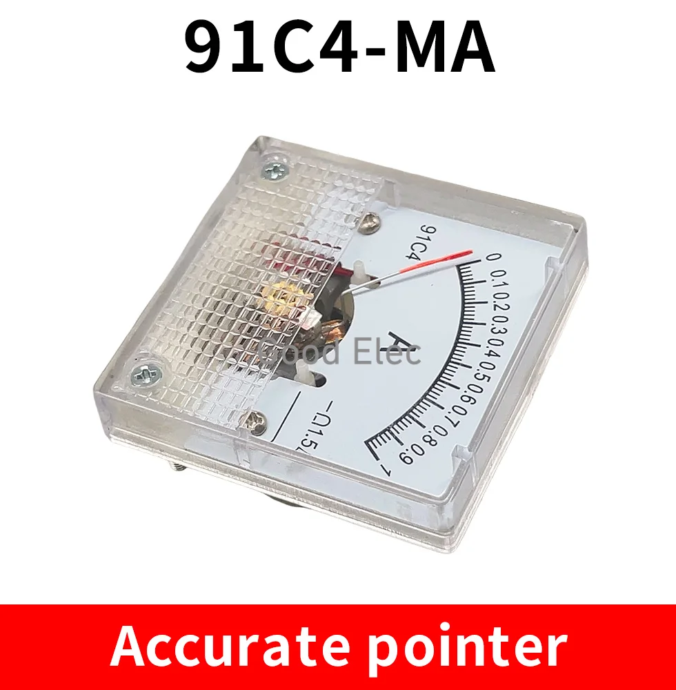 91C4-A/MA/UA Амперметр постоянного тока с указателем 1A 2A 3A 5A 10A 15A 10MA 20MA 100MA 50MA 50UA 100UA 250UA
