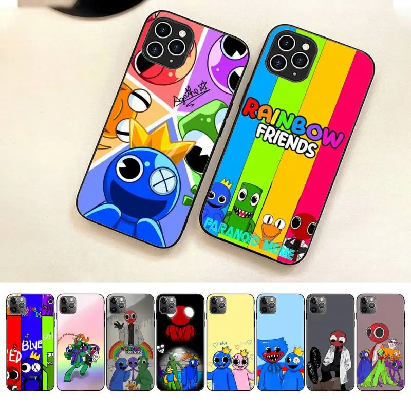 

Rainbow Friends Toy Cartoon Game Phone Case For Iphone 7 8 Plus X Xr Xs 11 12 13 14 Se2020 Mini Pro Max Case