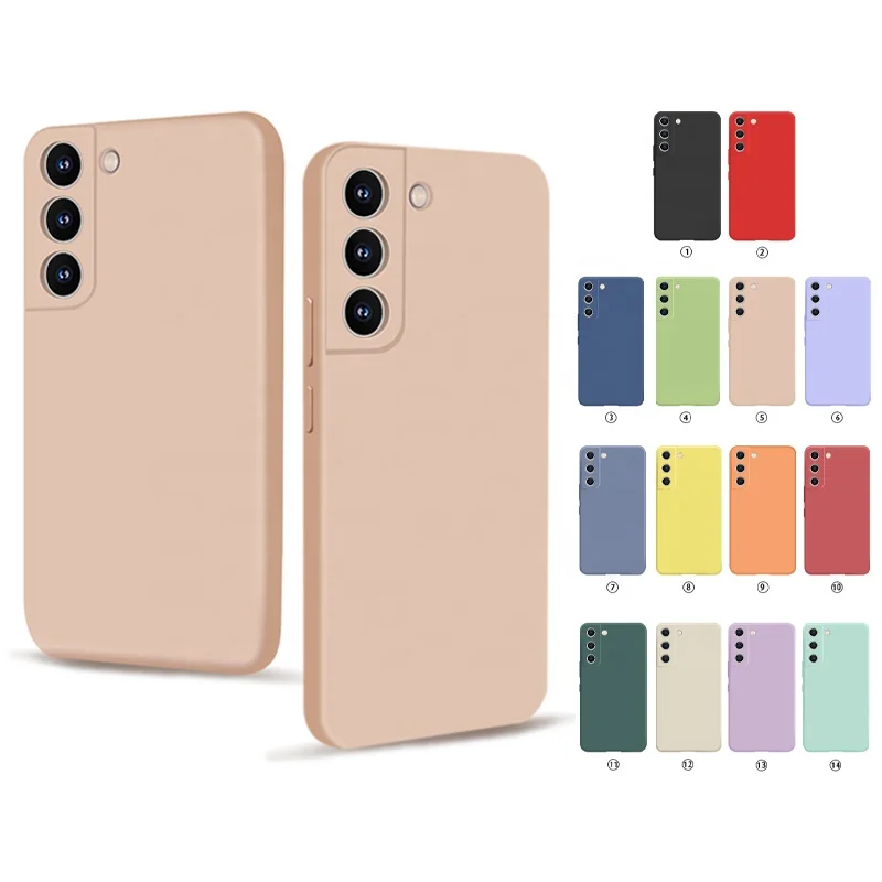 

Official Square Liquid Silicone Case For Samsung Galaxy S22 S21 S20 Ultra Plus FE A72 A71 A52 A51 A32 A31 Note9 10 20 Soft Cover