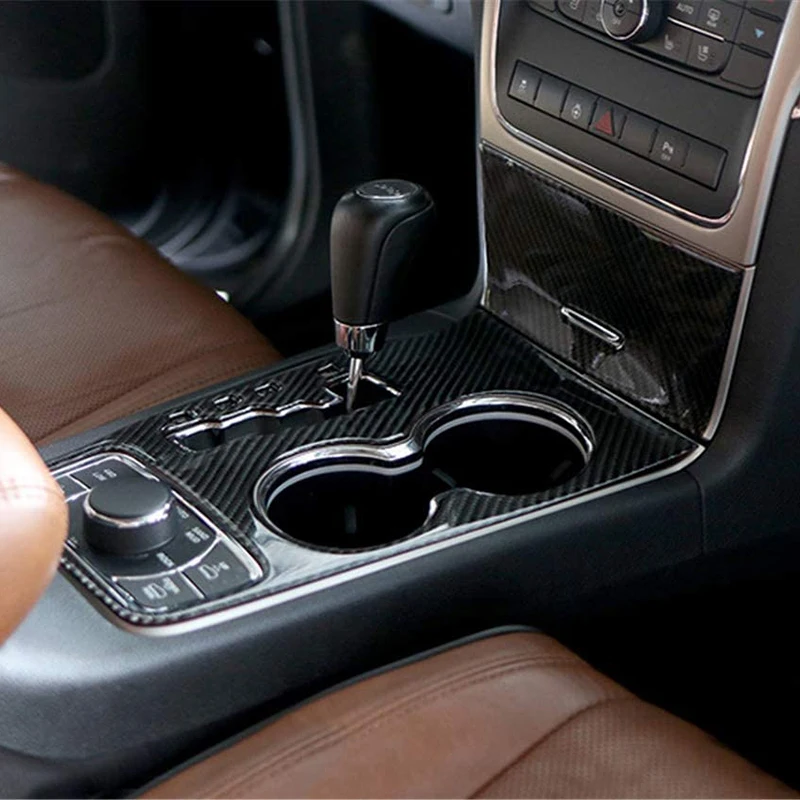 Центральная консоль из углеродного волокна для Jeep Grand Cherokee 2011 2012 2013