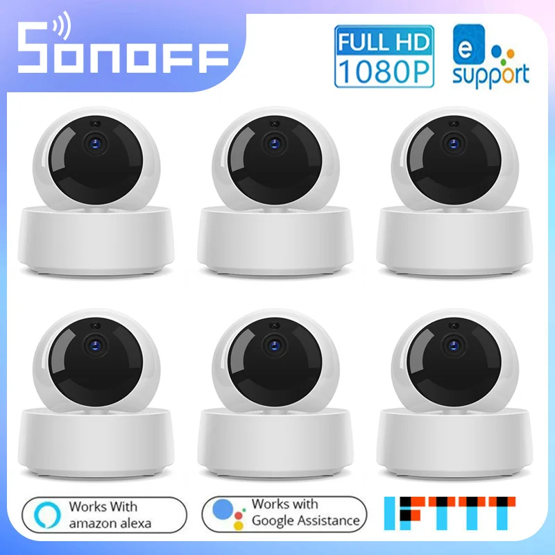 SONOFF GK-200MP2-B Wireless WiFi IP Camera Ewelink Real-time Remote Monitor 360° Without Blind Spot Home Smart Security System