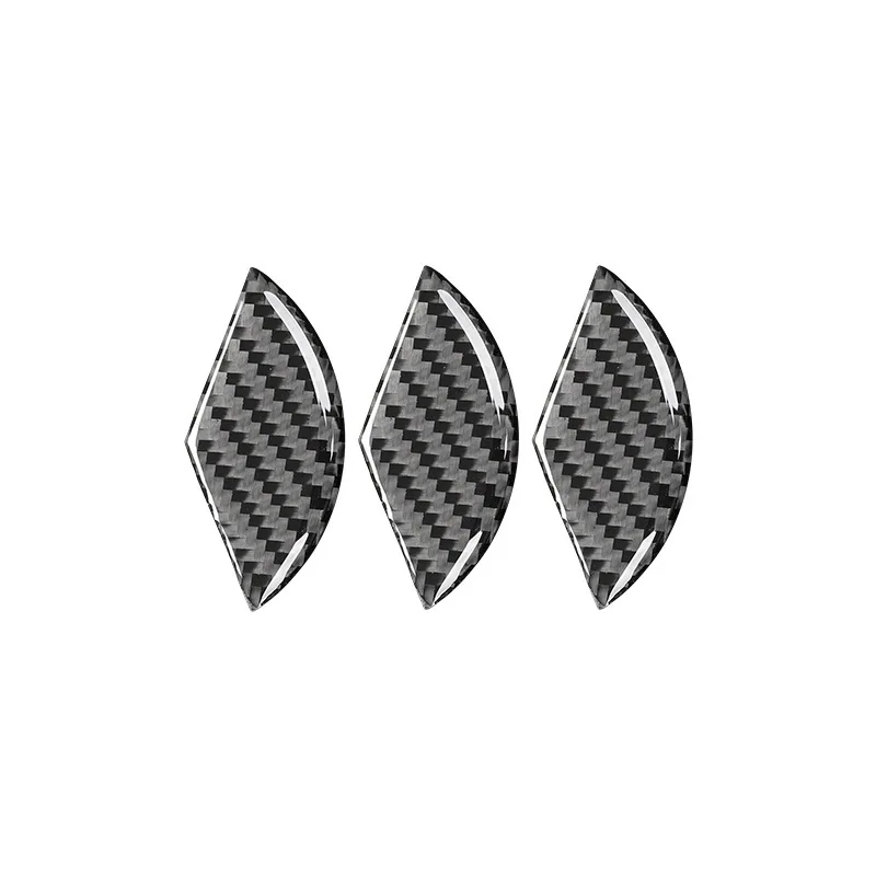 Фото Для Mercedes Benz A C E Class GLK GLA ML GL CLA GLC GLE GLS CLS, Автомобильное рулевое колесо из углеродного волокна, наклейка для украшения №3