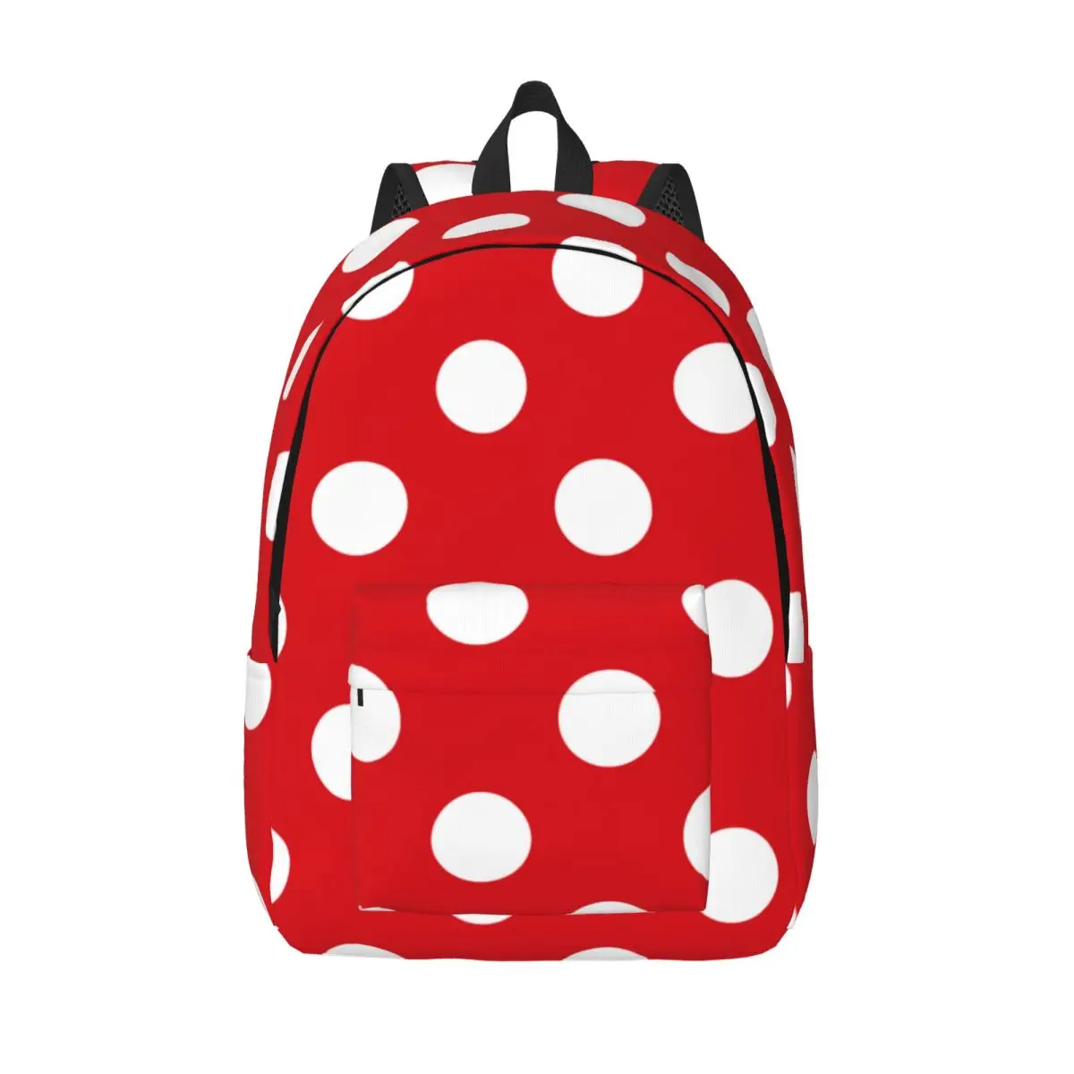 

Cute Polka Dot Backpack for Boy Girl Kids Student School Bookbag Canvas Daypack Preschool Primary Bag Outdoor