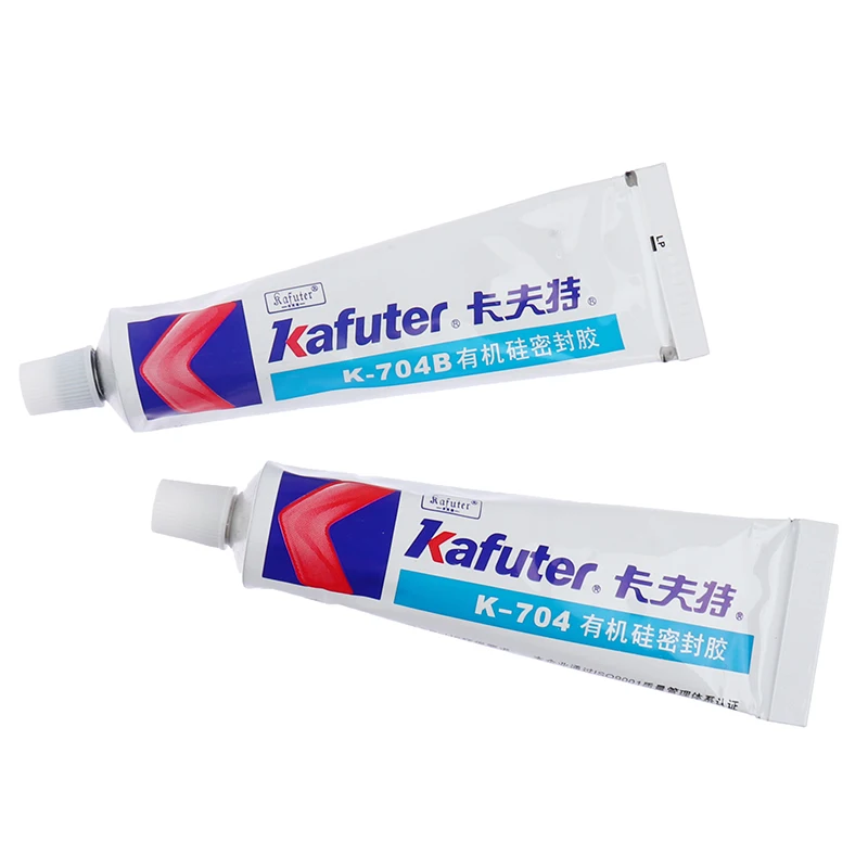 

45g Strongly Viscous Silicone Industrial Adhesive K-704 704B RTV Silicone Rubber White Balck Glue