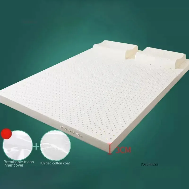 Матрас из натурального латекса 3/6/10/12 см 1 5/1 8 м