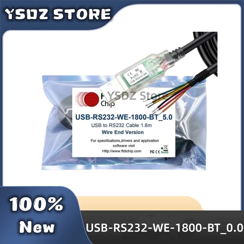 Новый оригинальный официальный FTDI USB-RS232-WE-1800-BT_0.0 последовательный кабель USB-RS232 UART на складе Быстрая доставка (art.: 3920d3ee49aa1) - 3920d3ee49aa1