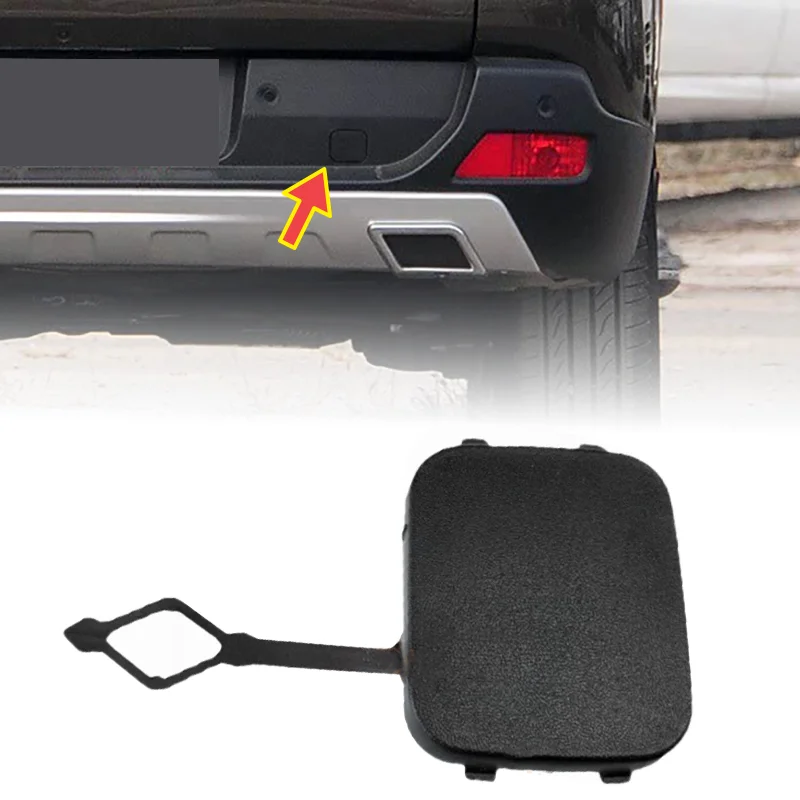 

Крышка крюка прицепа автомобиля подходит для Peugeot 3008 4008 5008, крышка фаркопа заднего бампера