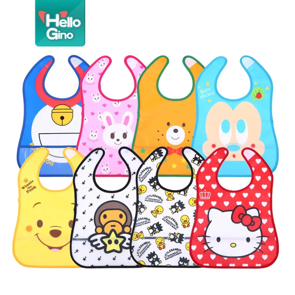 

Newborn Toddler Baby Bib Creative Feeding Saliva Towel Cartoon Print Meal Bib Chidren's care products