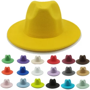 fedora for men hats for women children hat Simple woolen hat jazz hats British style hat Fashion hat