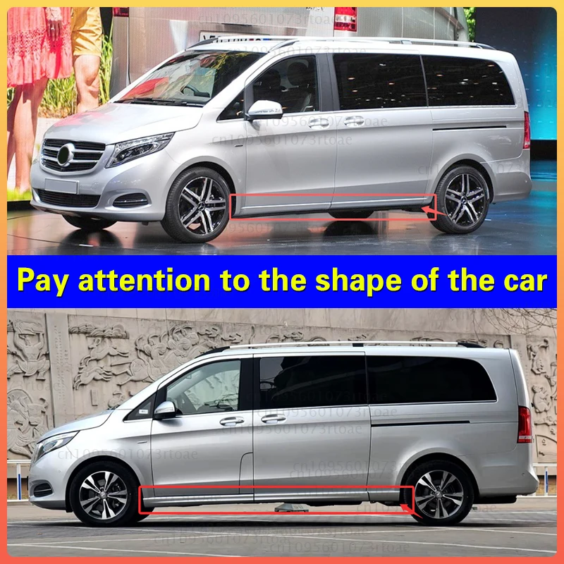 Фото 2016-2025 ДЛЯ Mercedes Benz Vito V class V260 V250 W447 Брызговики на крыло Брызговики Автомобильные аксессуары 4 шт. №2