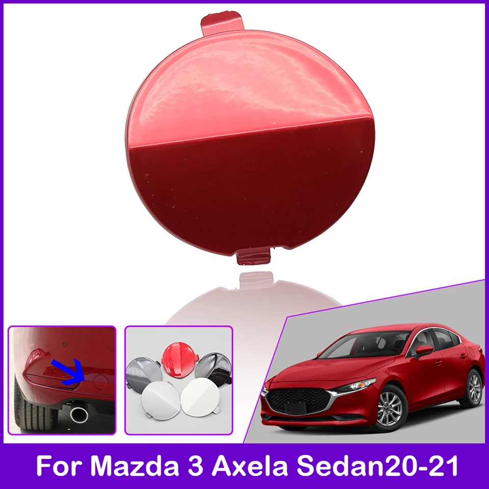 

Rear Bumper Towing Hook Eye Cap Cover For Mazda 3 Axela Sedan 2020-2021 Trailer Hauling Tow Hooking Lid Shell Housing Trim