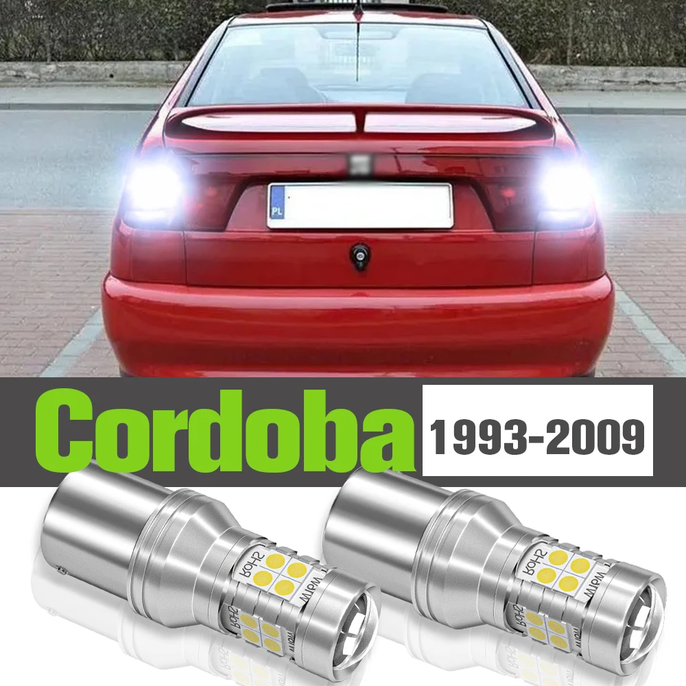 

2x LED Reverse Light Accessories Backup Lamp For Seat Cordoba 1993-2009 1998 1999 2000 2001 2002 2003 2004 2005 2006 2007 2008