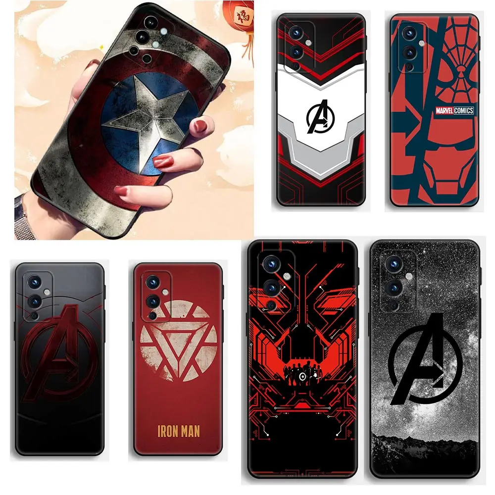 

Funda Phone Case for OnePlus Z 7 7T 8 8T 9 9R 9TR 10 Nord 2 CE N200 N100 N10 Pro 5G TPU Case Capa The Avengers Marvel Superheroe