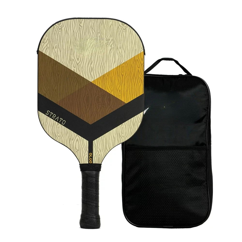 

Nomex Black Pickleball Paddle with Carrying Bag, 7.5oz