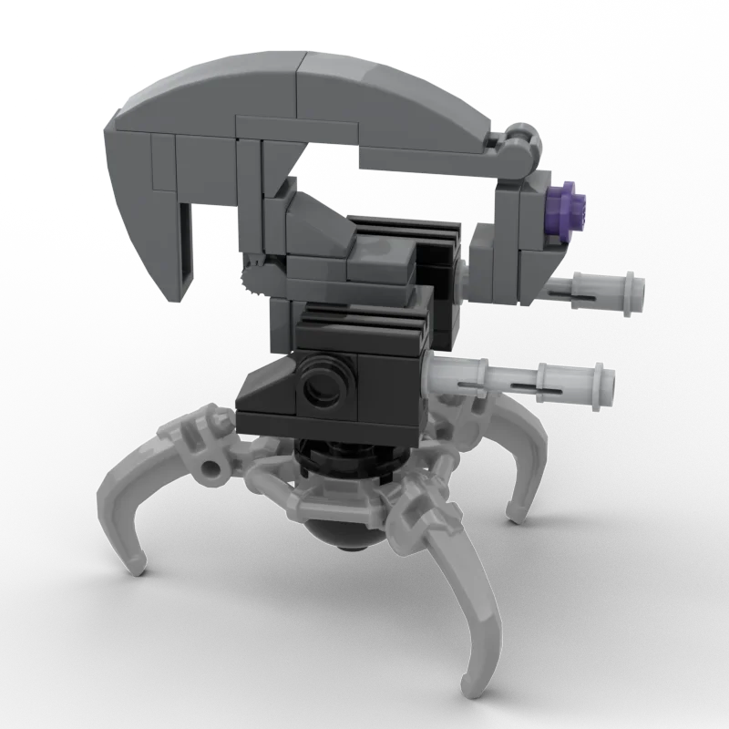 Конструктор MOC Military летающий мотоцикл робот-паук модель военного самолета