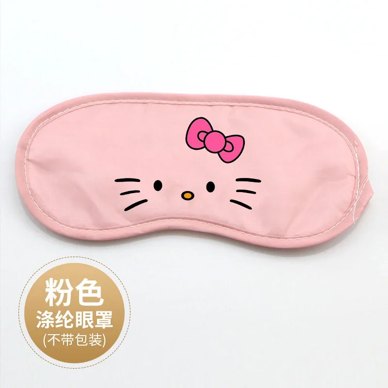 Sanrio маска для сна Hello Kitty Kuromi Cinnamoroll патч глаз аниме милое выражение глазная