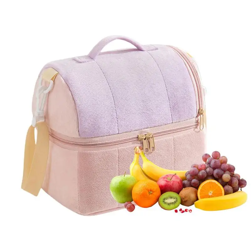 

Lunch Sack Insulated Lunch Cooler Bag Leakproof Thermal Cooler Sack For Food Storage High Capacity Handbags Case For Travel
