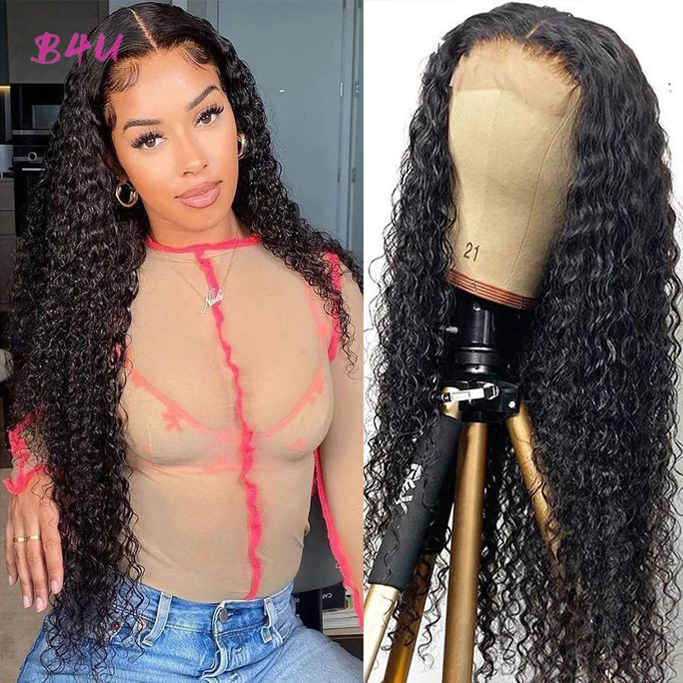 Lace Front Wigs Water Wave Human Hair Wigs For Women Human Hair Curly Lace Frontal Wigs Brazilian Virgin Wet And Wavy Wigs