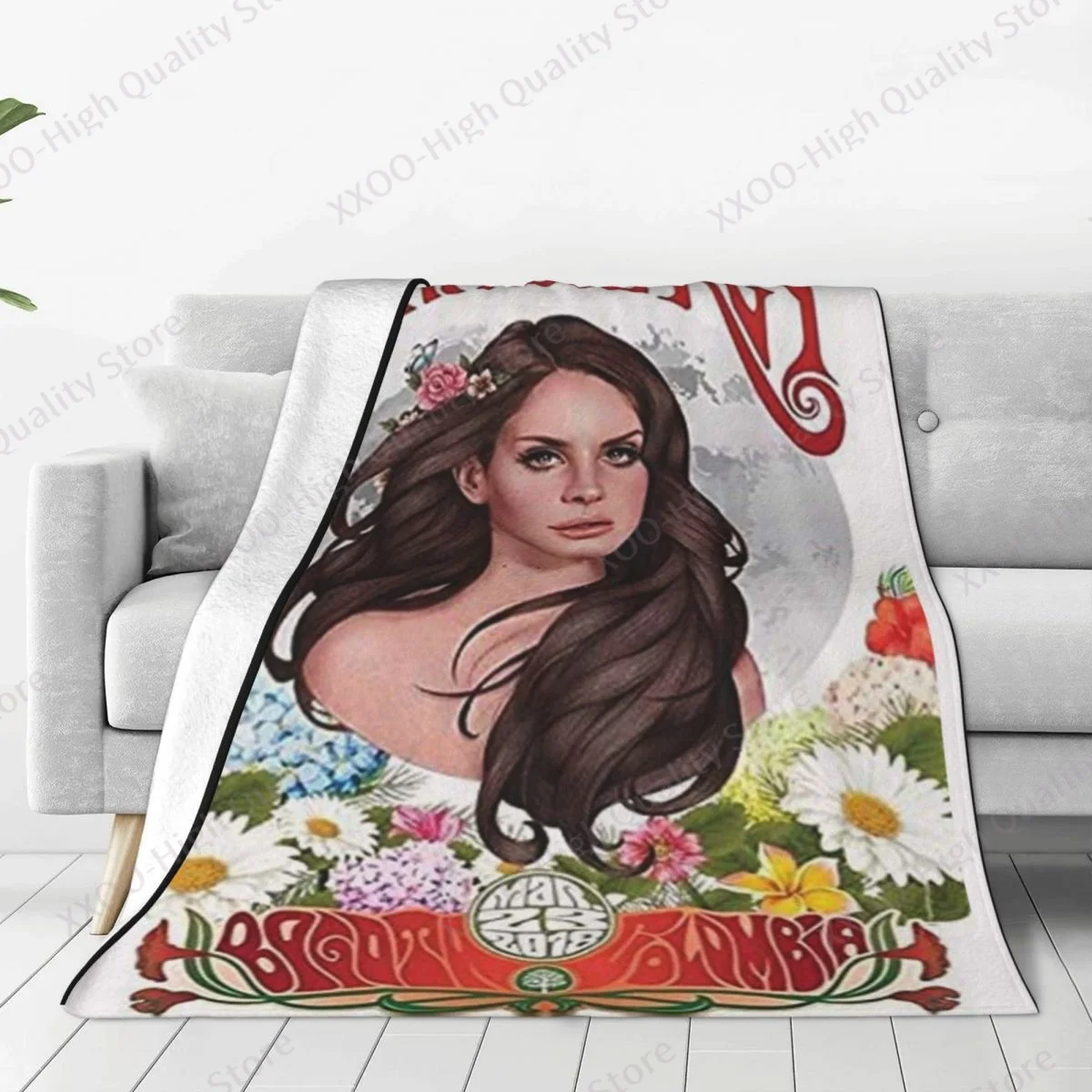 

Lana Del Rey Singer Kraft - 3d Sofa Bed Blanket Super Soft Warm Throw Blanket Adult Fashion Quilt Home Bedspread Blanket Bedding