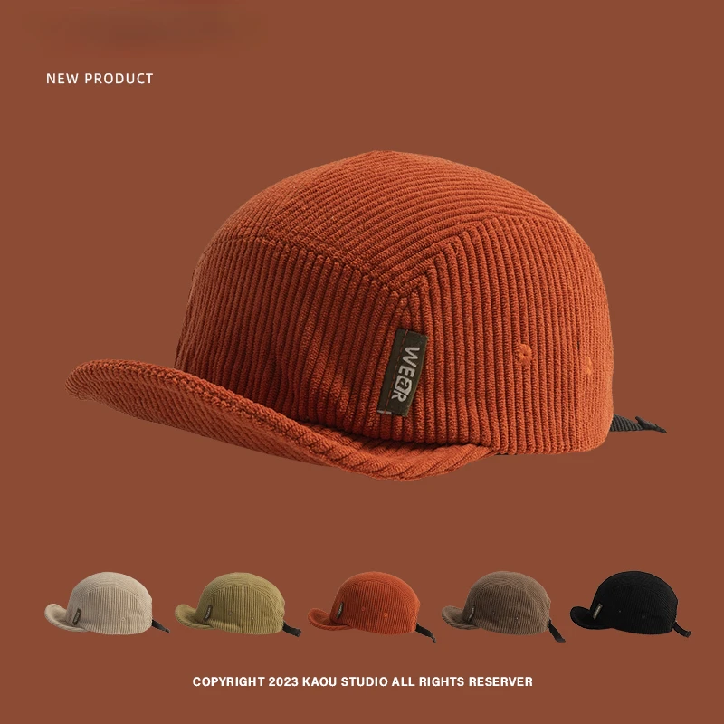 

Осенне-зимняя бейсбольная кепка в стиле ретро