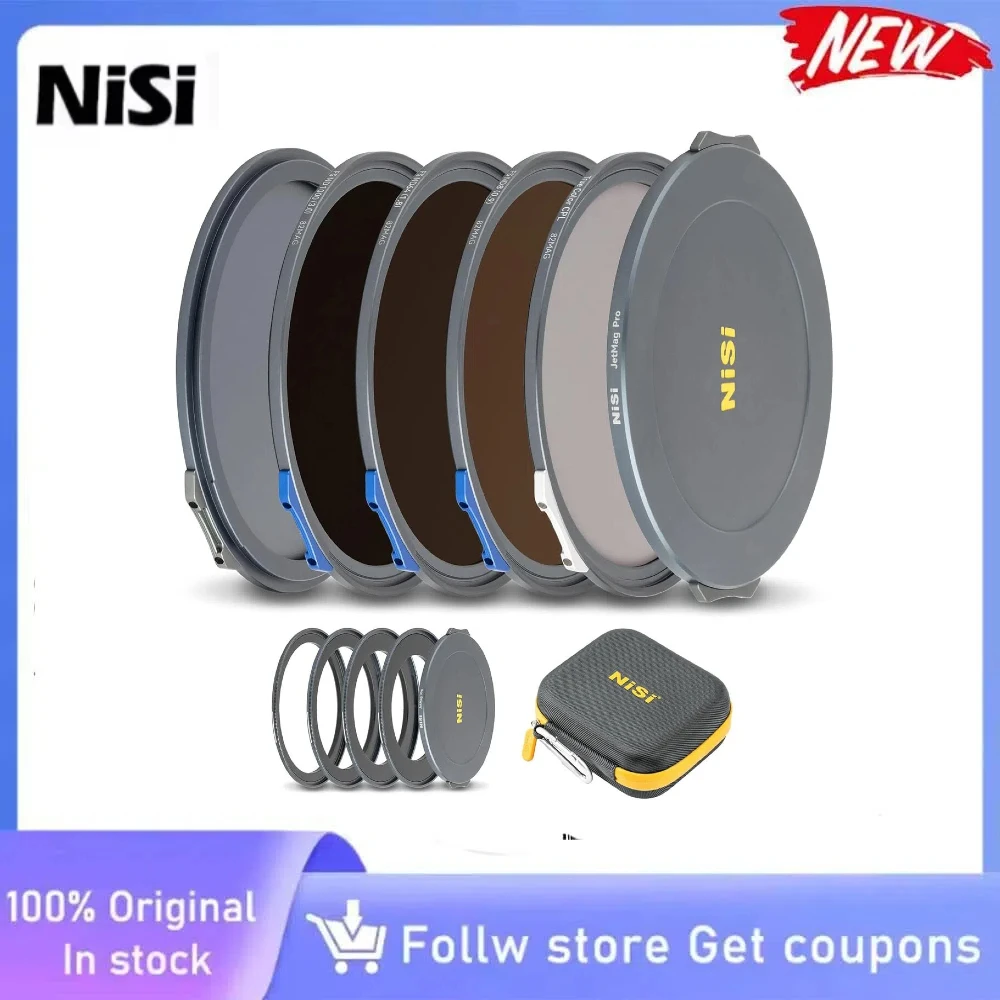 Фото Магнитный фильтр NiSi JetMag Pro 82MAG FS ND16 1.2 True Color CPL с нанопокрытием, без цветовых искажений, быстрый монтаж, для объективов с диаметром 82 мм №1