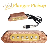 fp 06 high fidelity magnetic soundhole pickup transducer wooden for 39404142 acoustic guitar music amplifier