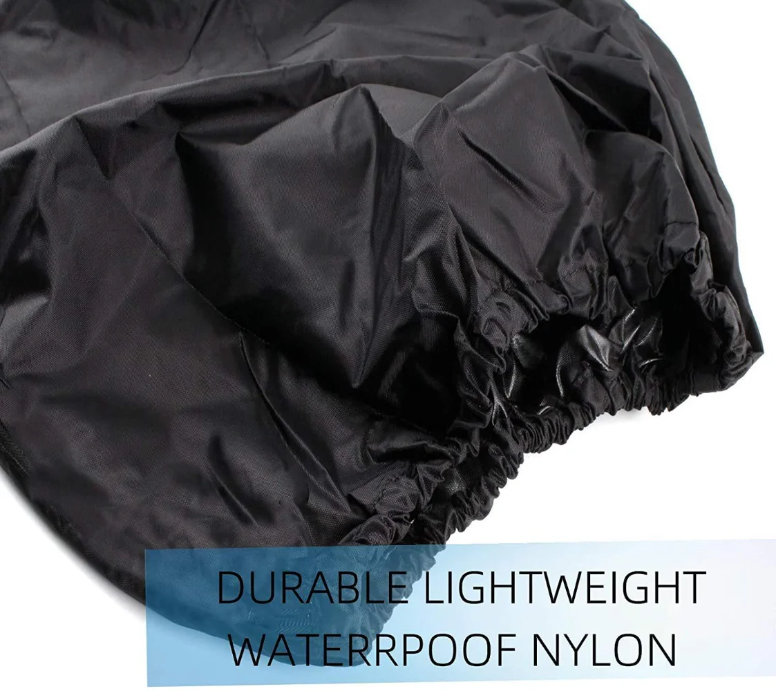 1PCS Golf Bag Waterproof Cover Universal Black Super Light Waterproof Oxford Cloth Golf Durable Rain Cover 50x55cm