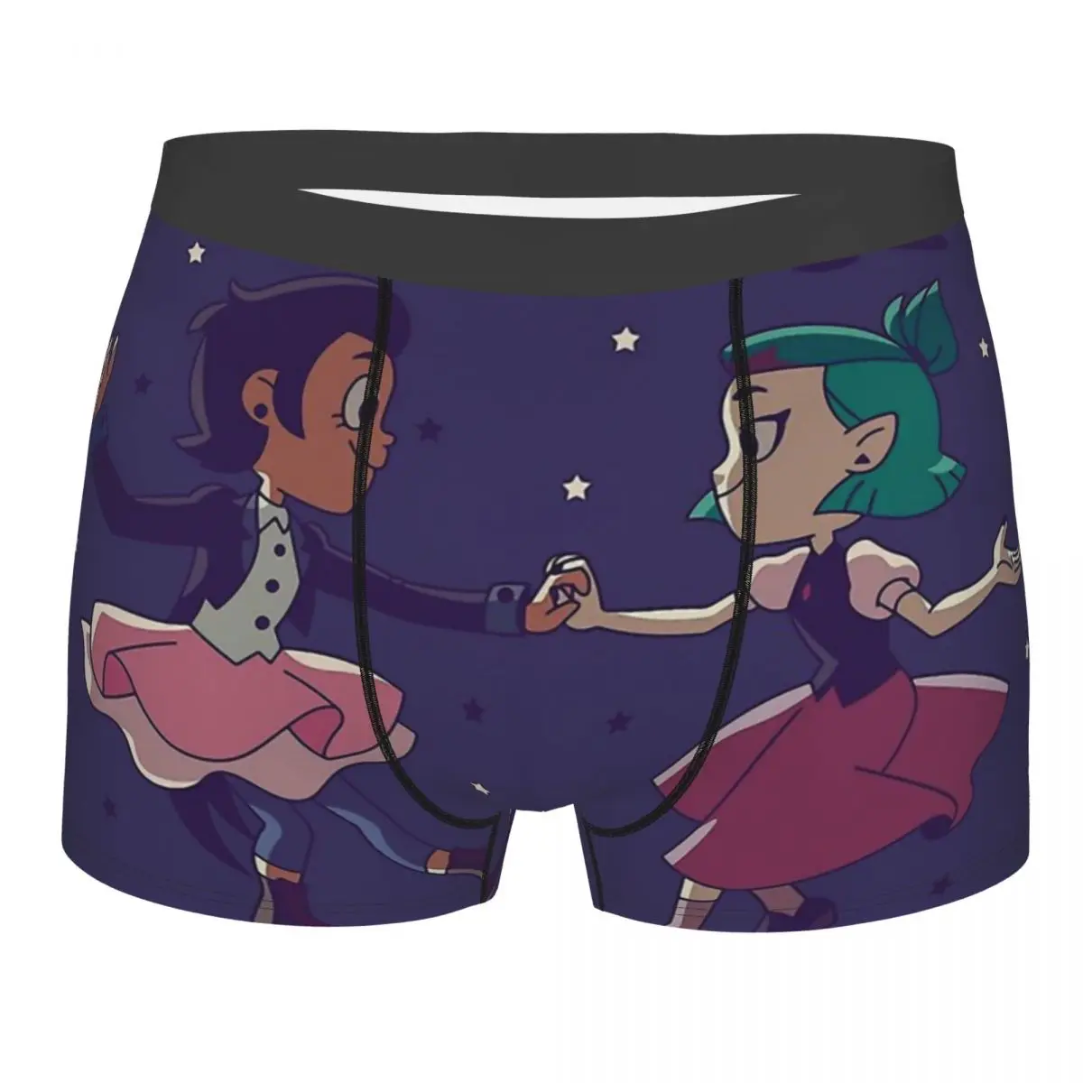 

The Owl House Anime Luz And Amity Dance Underpants Breathbale Panties Male Underwear Comfortable Shorts Boxer Briefs