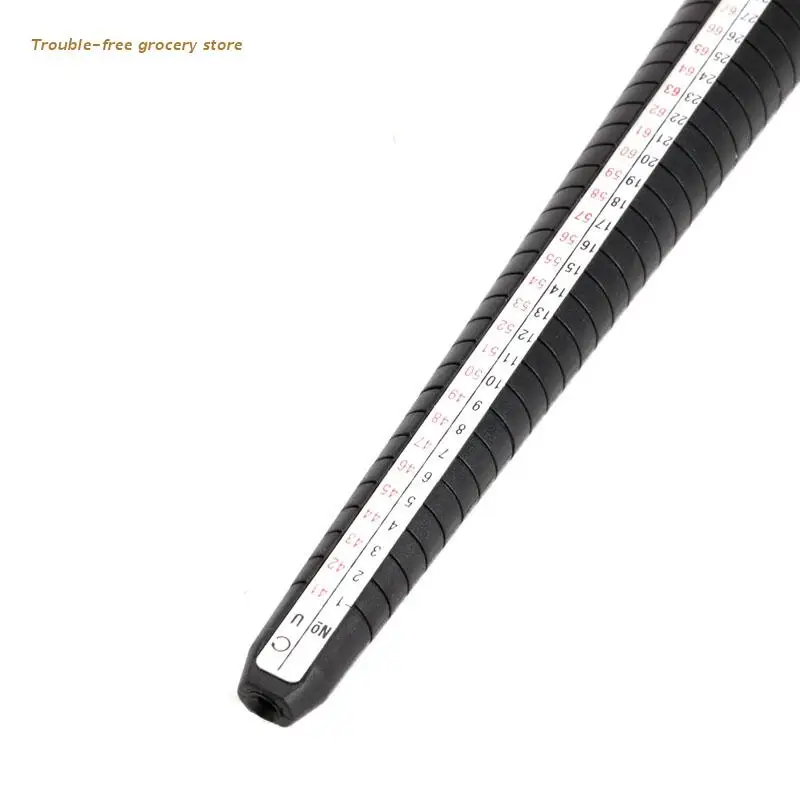 

RING SIZE STICK MANDREL FINGER GAUGE RING SIZER SET MEASURING SIZES JEWELRY TOOL