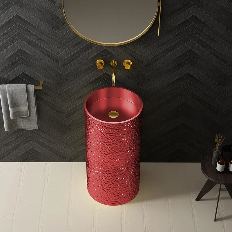 Столбик из нержавеющей стали раковина от пола до потолка индивидуальная