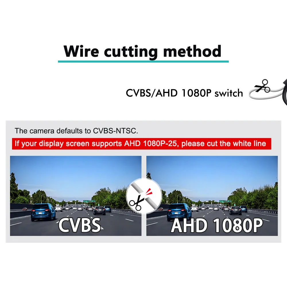 QMKJ 4K AHD 1080P HD Автомобильная камера с логотипом переднего вида для Toyota Camry Corolla RAV4 REIZ