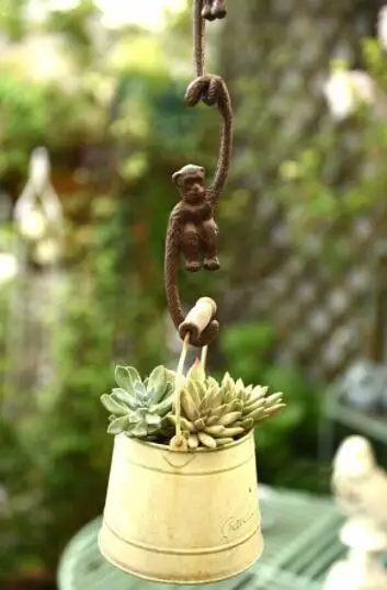 

Железный сад, крючок для животных, сад, продуктовый, железный S Гиббон крючок, металлический крючок, подставка для деревьев, украшения комнат...