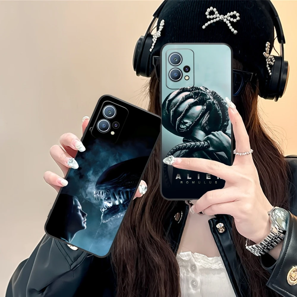 Крутой Чехол для мобильного телефона Alien Romulus Huawei P60 P50 P40 P30 P20 P10 P9 P8 Pro Lite Plus черный