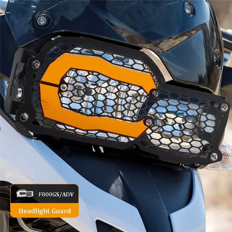 ХИТ ПРОДАЖ: Защитная решетка фары для мотоциклов BMW F800GS, F700GS, F650GS, F800R, защитный кожух фары, решетка фары для BMW F800GS, F700GS, F (art.: 3920dcaceaa1f) - 3920dcaceaa1f