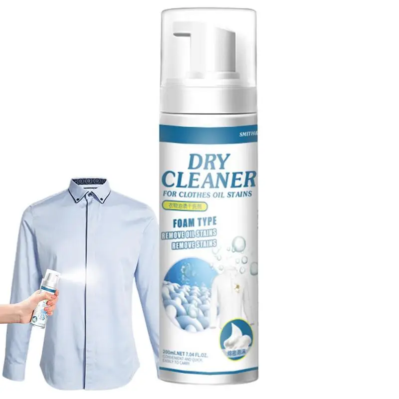 

Спрей для сухой чистки одежды, 200 мл, пенопластовый очиститель, натуральный очиститель пятен для одежды, Ковров, диванов, матрасов и обивки