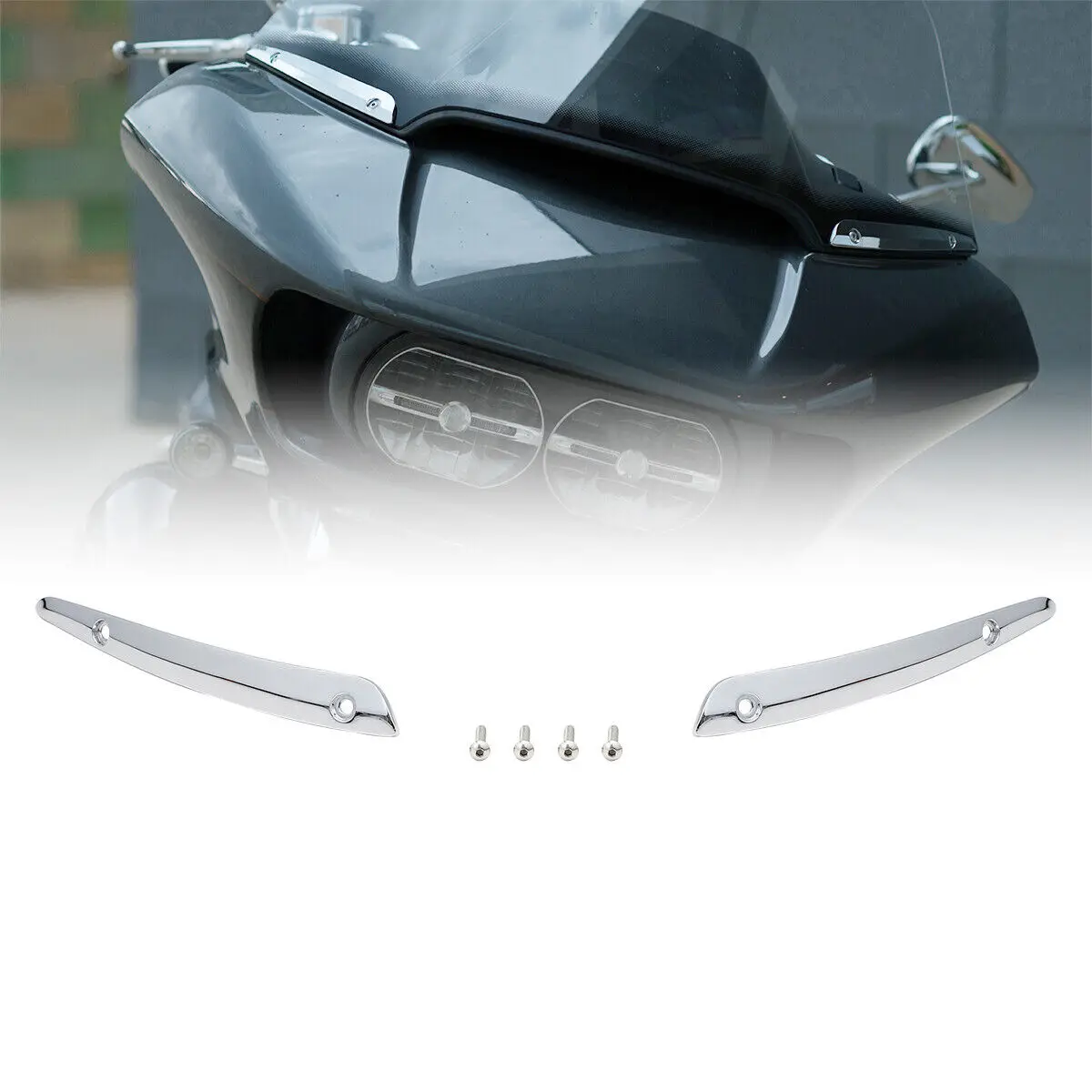 

Motorcycle Split Windshield Side Trim For Harley Touring Road Glide Special FLTRXS FLTRX Ultra FLTRUSE CVO FLTRUSE 2015-2023 22