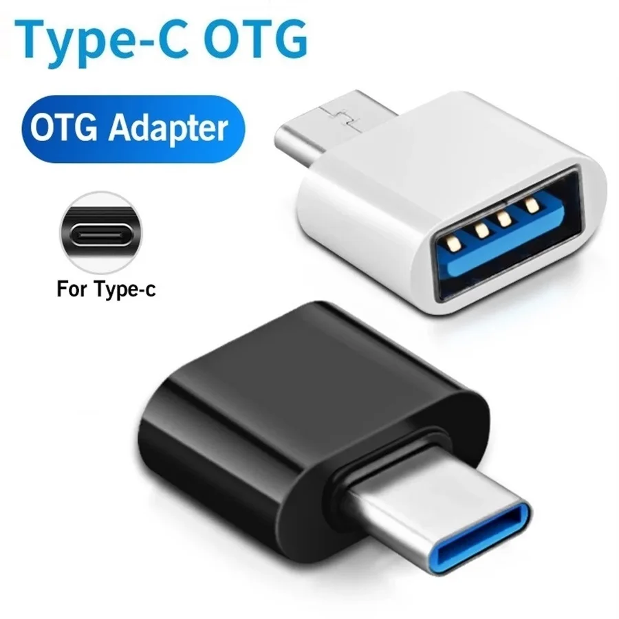 

500pcs USB 2.0 Female to USB 3.1 Type C Male Converter USB-C OTG Adapter Connector Reversible Design for Tablet Mobile Phone