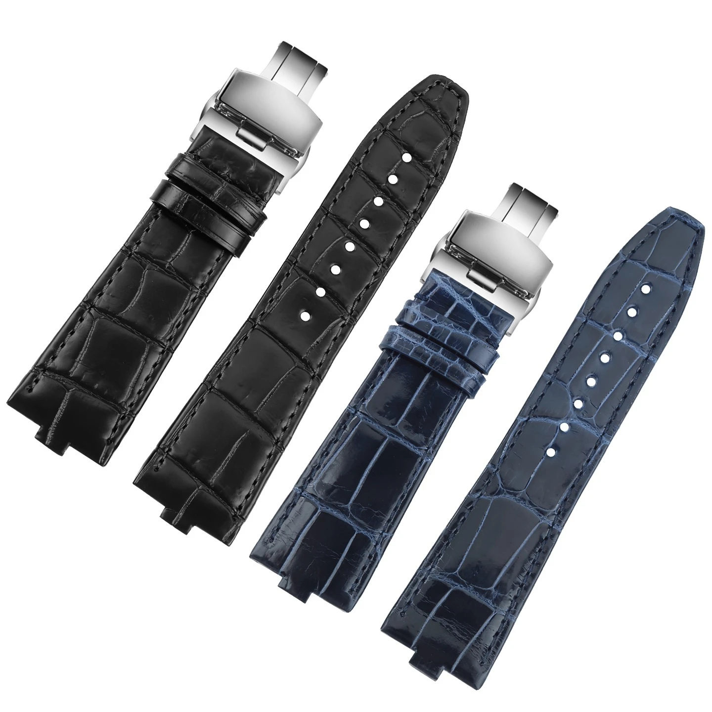 Подходит для серий Vacheron Constantin 4300V, 4500V, 5500V, мягкий ремешок из крокодиловой кожи, аксессуары для часов из натуральной кожи. (art.: 3920dc15f4e8b) - 3920dc15f4e8b