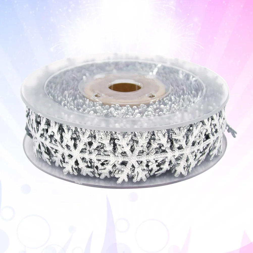 

Christmas Wrapping Ribbon Ribbon Sewing Fringe Snowflake Wrapping Ribbon Christmas Grosgrain Ribbon Diy Snowflake Ribbon