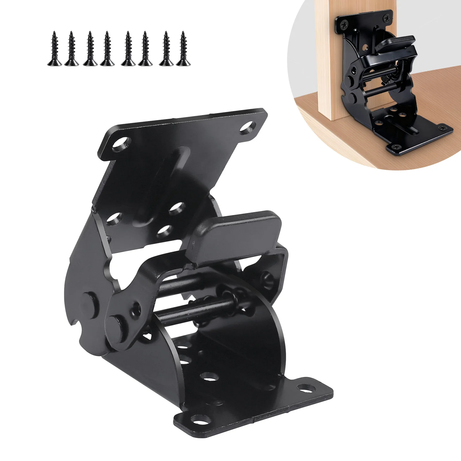 

Складной кронштейн-опора для мебели из углеродистой стали