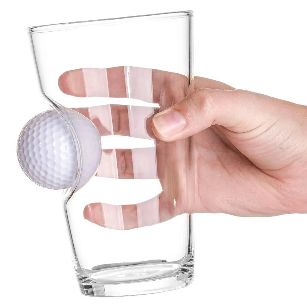 

1pcs Innovative Golf Embedded Cup Hand Blown Beer Cup Foreign Wine Cup Water Cup Funny Water Cup Office Cup