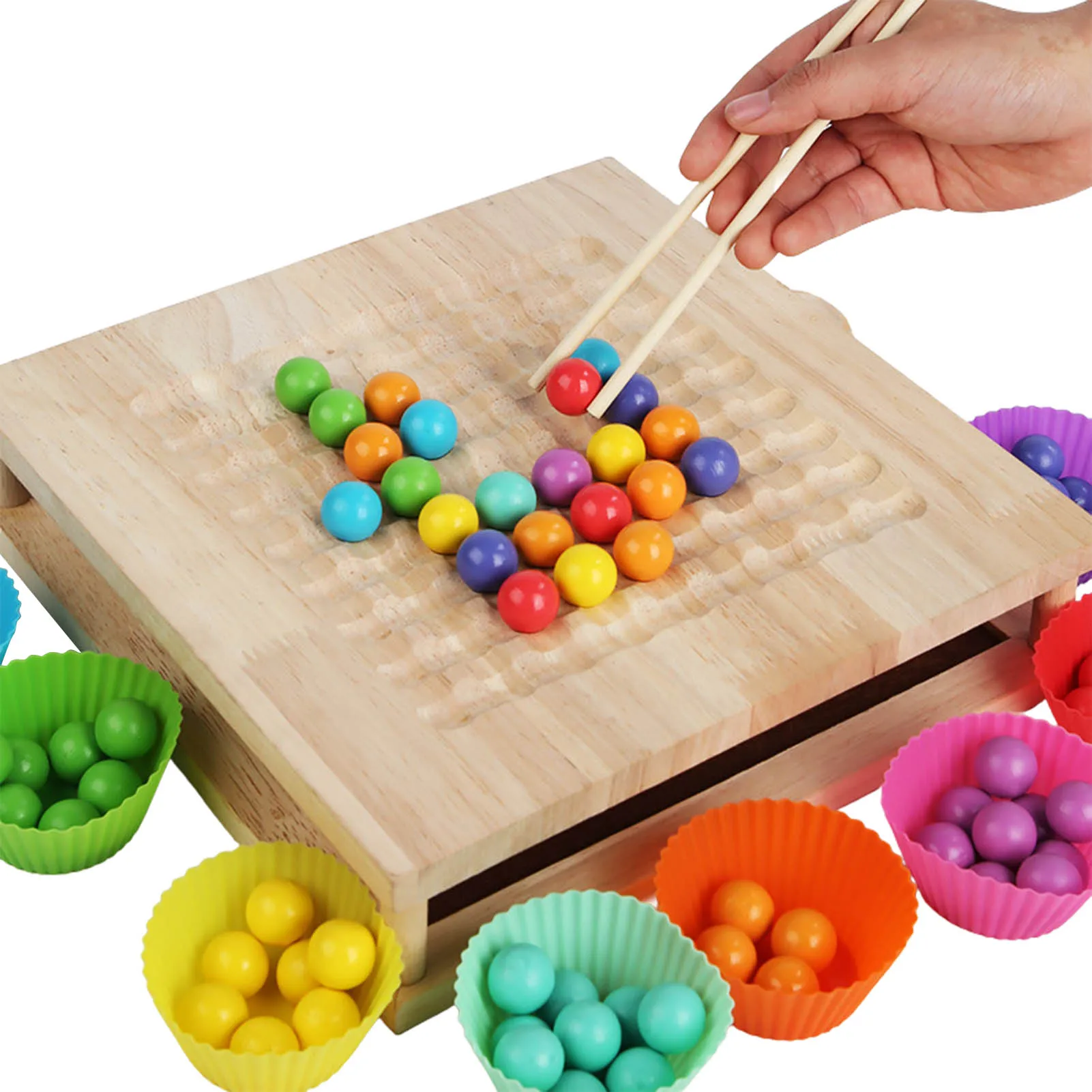

Wooden Carrots Sorting Toy Color Shape Size Sorting Puzzles Fun Vegetables Toys Fun Vegetables Montessori Game Toys For Kids